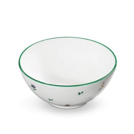 GMUNDNER KERAMIK Bowl Capacity: 1 Litre Scattered Flower Crockery Handmade in Austria