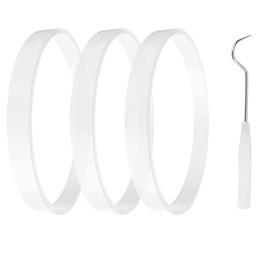 LuojinLuoda 3x Replacement compatible Gasket Seal Rings for Nutri Ninja - Compatible with Auto IQ Blender Cups, Includes Free Dental Tool, Perfect for Small Blender Maintenance & Repair