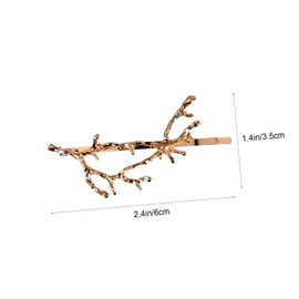 OATIPHO 10Pcs Antler Branch Hairpins Chic Creative Hair Accessories Durable Comfortable for All Ages for Parties and Everyday Wear Silver Gold Antique Bronze Antique Silver and