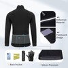 Santic Men's Cycling Jacket Winter Thermal Fleece Windproof Breathable Reflective