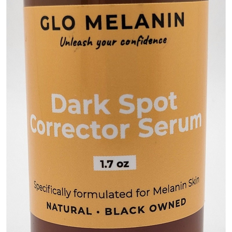 GLO MELANIN Dark Spot Corrector Serum - 1.7 oz **NEW**