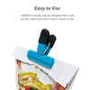 YUREMEEY Sealing Clips, 9 Pieces Colour Bag Clips, Plastic Sealing