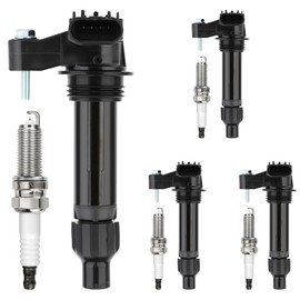 UF569 Ignition Coil and 12622561 Spark Plug Set 6 Compatible with Buick Allure Enclave LaCrosse Chevy Impala Malibu Equinox Traverse Canyon Acadia Terrain Saturn Suzuki 3.6L 2019-2020