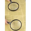 HIRAISM Big Loupe Magnifying Glass Large Handheld with Cleaning Cloth