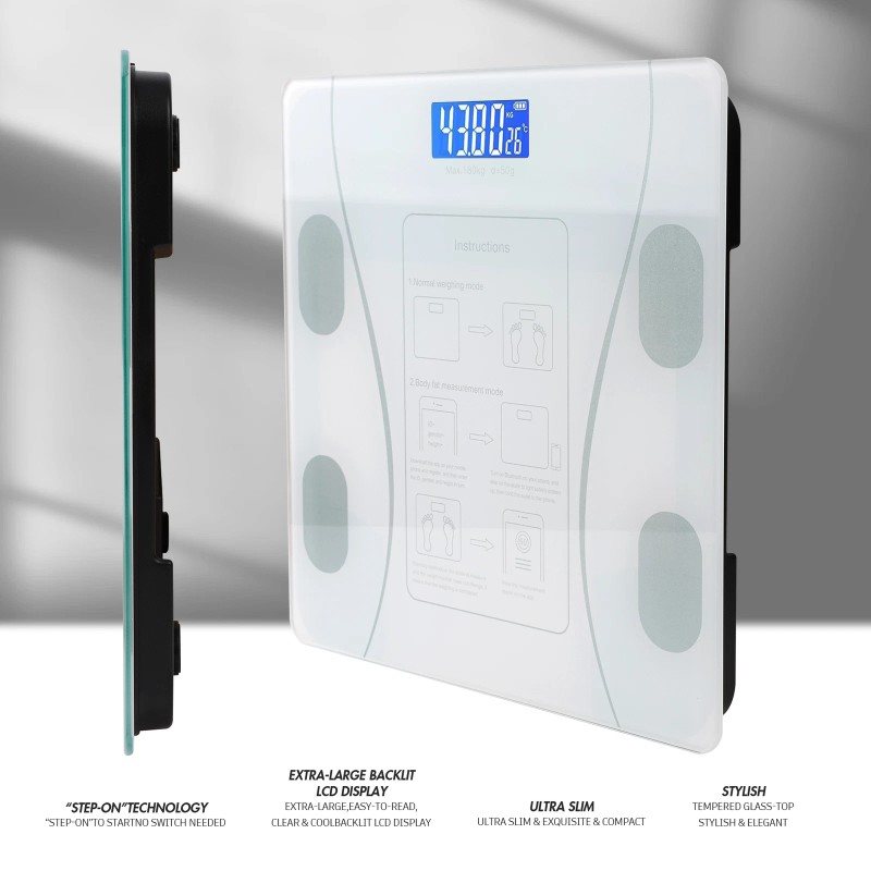 Smart Digital Bathroom Scale for BMI Highly Accurate Body Fat