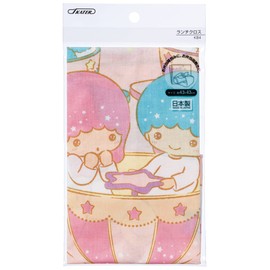 Skater KB4-A Lunch Cloth, Little Twin Stars, Sparkling Amusement Park, Sanrio, 16.9 x 16.9 inches (43 x 43 cm), Made in Japan