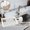 2-piece Faucet Sponge Holder and Sink Organizer - Drain Rack