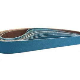 Starcke Premium 1-1/8 x 21 Zirconia Cloth Sanding Belts | For Wood, Metal, Car Restoration & Composites (40 Grit, 30 Pack)