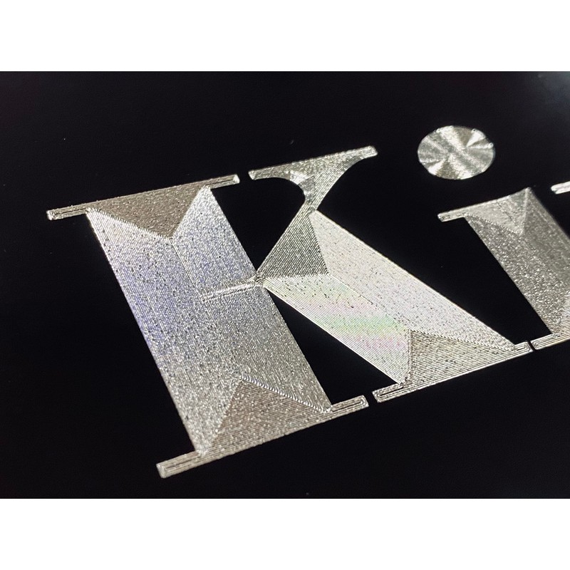 BE Kind Car Tag Diamond Etched on Aluminum License Plate