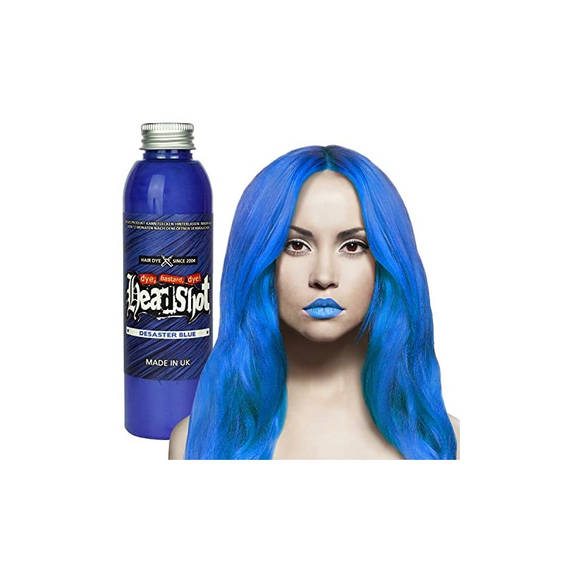 Headshot Desaster Blue Semi-Permanent Hair Dye 150ml