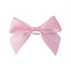 25 Pack Pink Mini Bows for Craft and 100 Pack