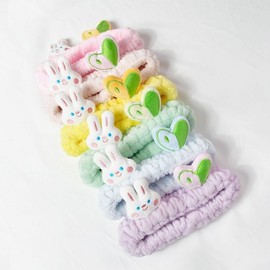 Apple Heart New Year Rabbit Pastel Color Facial Headband 6 Colors 2 Dusty Pink
