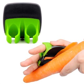 2 Pack Finger Grip Vegetable Peelers for Kitchen - Carrot Peeler, Potatoes Peeler, Palm Peeler - Silicone Veggie Peeler for Kitchen Fruit Peeler Kitchen Peeler - Potato Peeler Hand Peeler