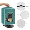Qehuruxo Cat Coffee Maker Cover Dust Proof Appliance Cover Coffee