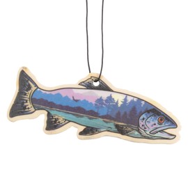 Fresh Fresheners Blue Outdoors Trout Fish Car Air Freshener 4-pack