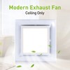 Tolery Bathroom Fan with Light Ceiling Mount Shower Ventilation Exhaust