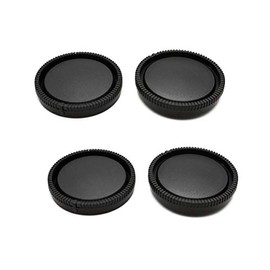 WH1916 Camera Body Cover & Rear Cap for Sony E-Mount fit Sony A9 a7riv a7r3 a7r2 a7miii a7mii A7R A7S A7SII A6500 A6400 A6300 A6000 Camera (2 Pack)