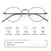 CGID Round Fake Glasses for Men Women Glasses Frame Metal