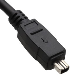 kenable Firewire IEEE-1394 DV Cable 4 to 4 pin - 2m - DV Out to Laptop [2 metres]