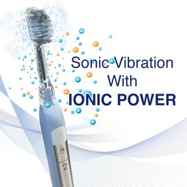 Soladey SoladeyRhythm2, Ionic Power Electric Toothbrush, Solar Panels and TiO2 Semiconductor (Snow White), Ready to use Ionic Toothbrush