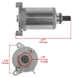 Caltric Starter for United Motors V2C 250T Cruiser / V2S 250R Sport