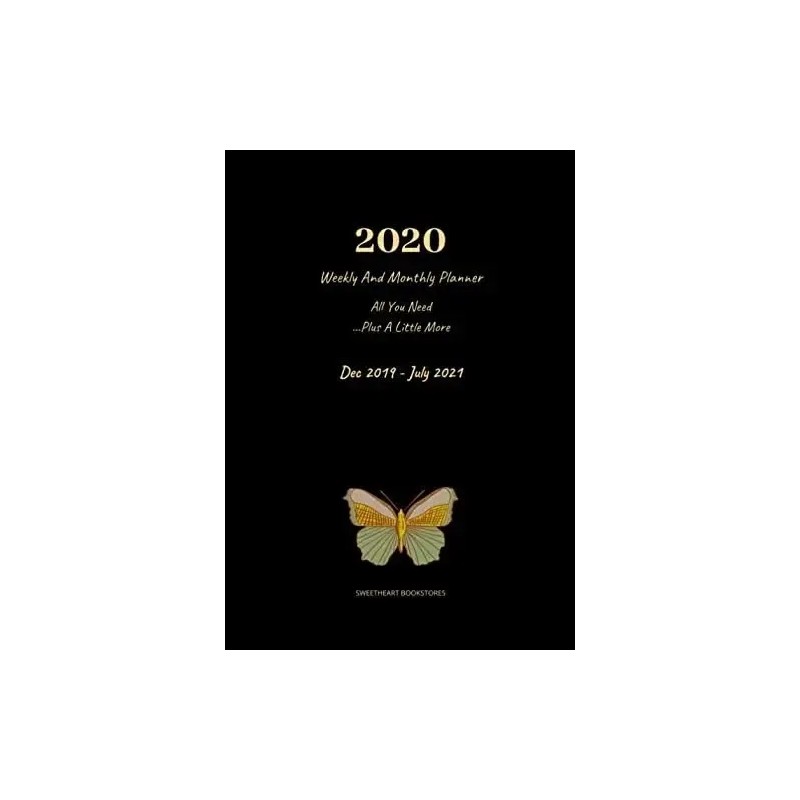 Libro: Planificador Semanal Y Mensual De 2020, Todo Lo Que