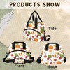lakefvgk Lunch Bag for Women Men, Vegetable Reusable Insulated Lunch