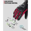 IRON JIA'S Motorcycle Gloves Winter Cold Weather Warm Touchscreen Waterproof
