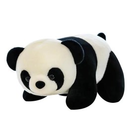 Panda Plush Toy Cute Panda Stuffed Animal 9.8" Plushie Toy Christmas Birthday for Kids Children