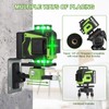 16 Lines Laser Level Self Leveling, 4x360°Professional 4D Green Cross