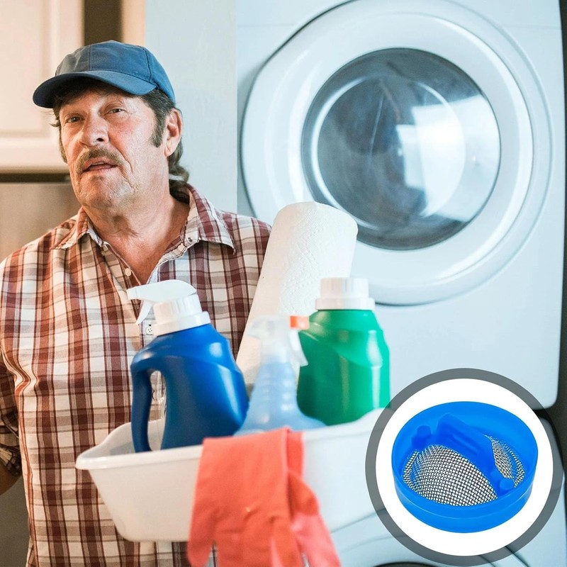 4 Pcs Blue Water Inlet Valve Filter for Washer, Washing