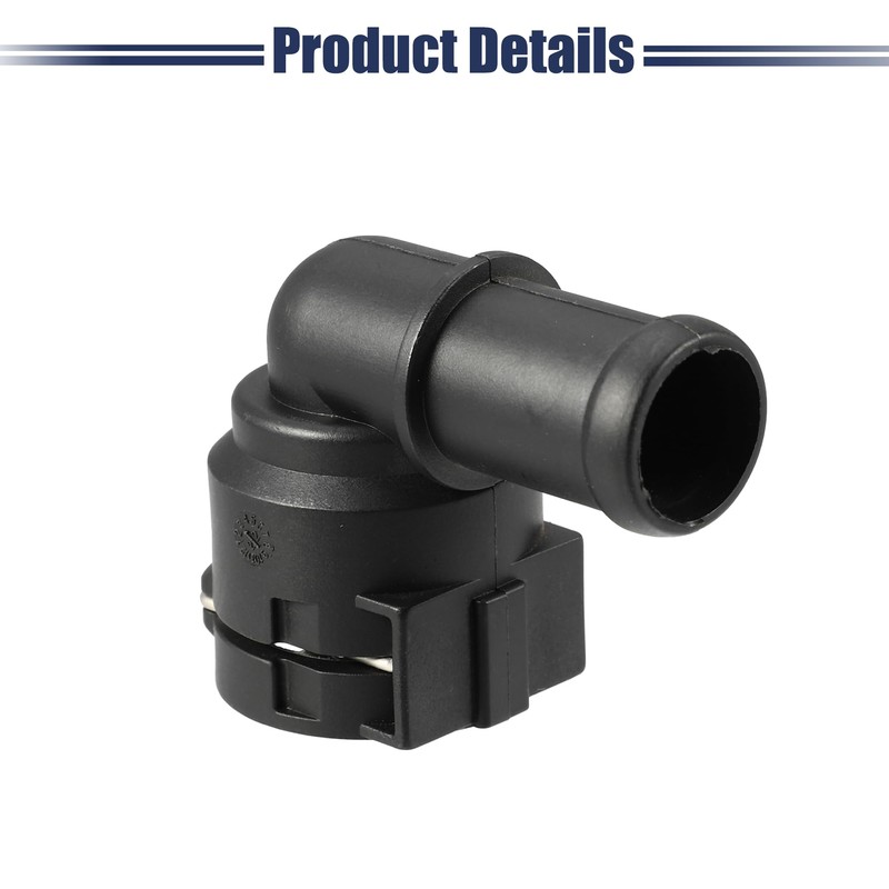 X AUTOHAUX Engine Coolant Hose Connector for VW Caddy 2C