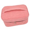 PU Leather Portable Makeup Bag Travel Handheld Detachable Waterproof Toiletry