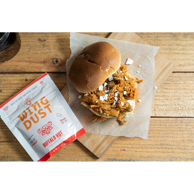 Kosmos Q Hot Buffalo Wing Dust, Spicy Chicken Wing Seasoning