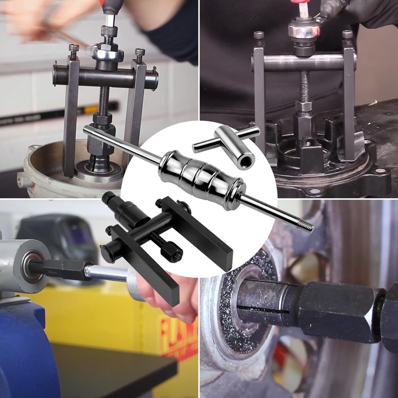 RYANSTAR RACING 13PCS Motorcycle Blind Inner Bearing Puller Tool Kit