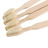 Colincie Bamboo Toothbrushes, Boar Bristle Toothbrush, Biodegradable Natural Bamboo Wooden