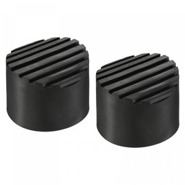 sourcing map Ladder Non-Slip Feet Mat 72mm ID Rubber Round Telescopic Ladder Accessories Pad Cover Cushion for Ladder Protection Black Pack of 2