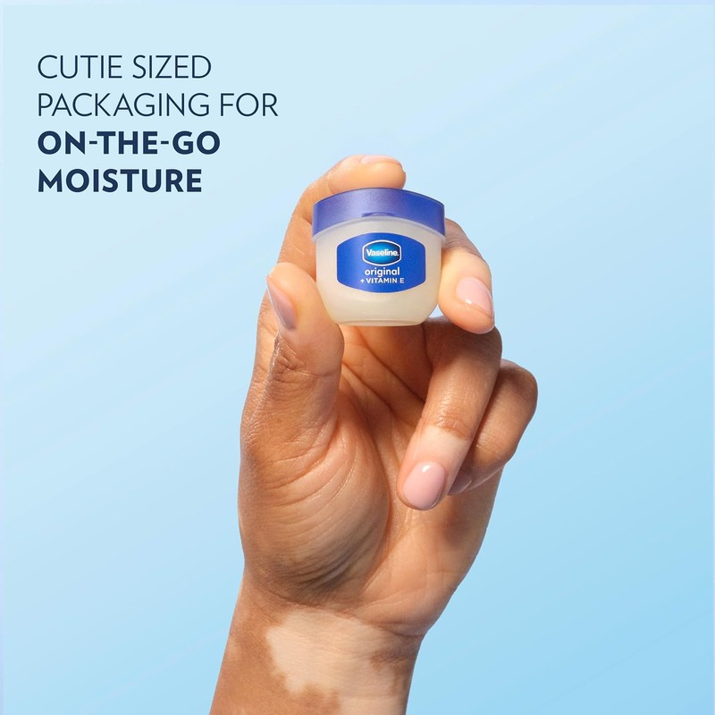 Vaseline Lip Therapy 2 Pack Original Mini For Dry, Chapped