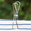 Biome Canvas Peg Bag + Stainless Steel Peg Bundle, Midnight