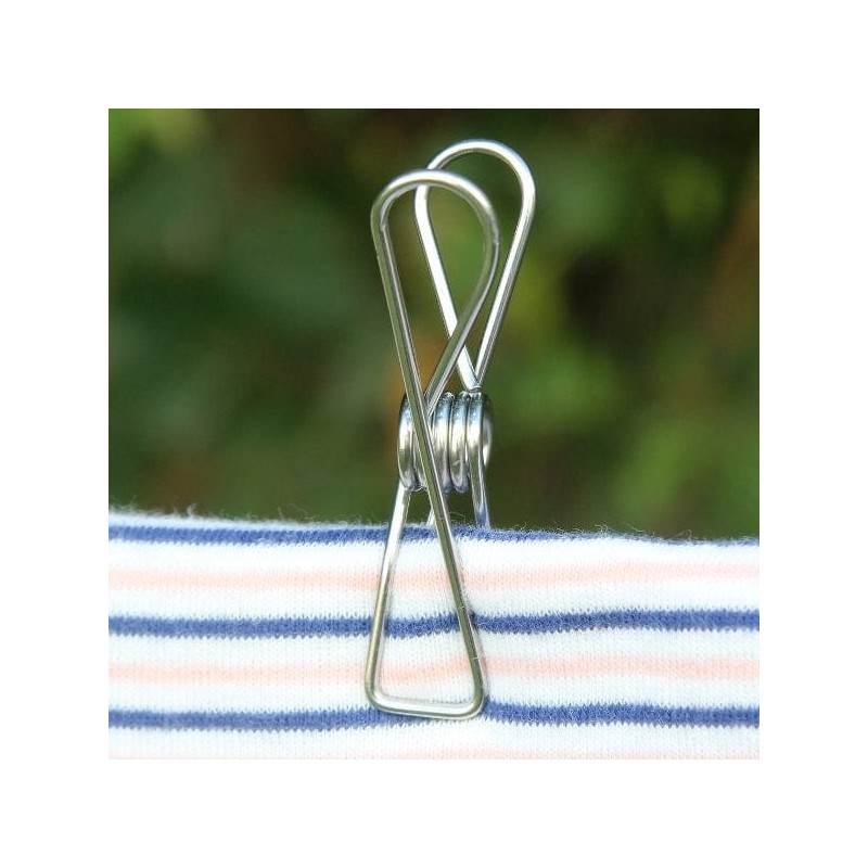 Biome Canvas Peg Bag + Stainless Steel Peg Bundle, Midnight