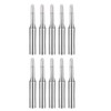 sourcing map Soldering Iron Tips 4mm x 6.5mm Bevel Edge