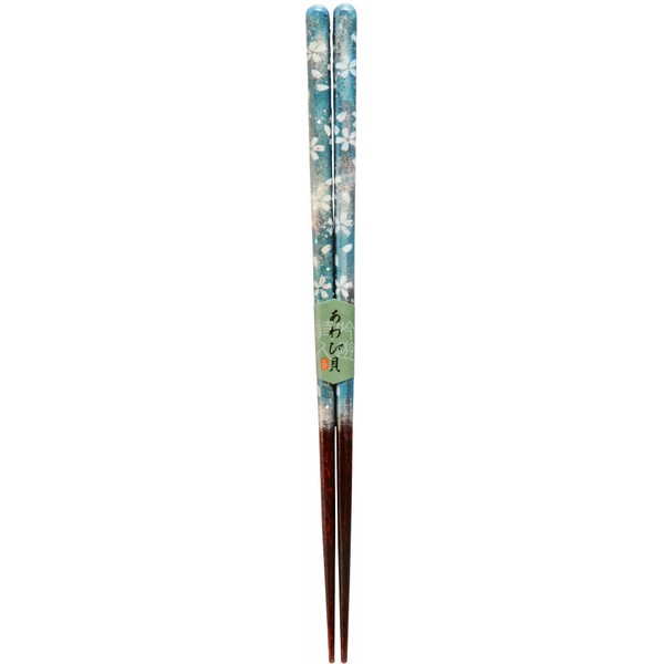 カワイ(Kawai) 『食洗機対応の箸』 花日和 ブルー 23cm 103730