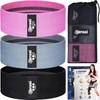 SENSEI Fitness Bands Set - 3 Elastic Fabric Training Bands