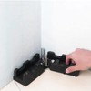 Precision Miter Angle Cutting Tool, 2 in 1 ABS Black