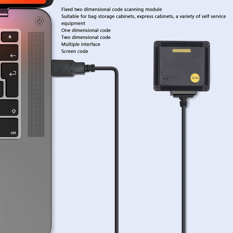 Embedded Fixed Mount Barcode Scanner Mini Scan Engine 1D 2D
