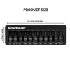 WinHolder 11PCS Impact HEX BIT Sockets Set 3/8" Drive Impact
