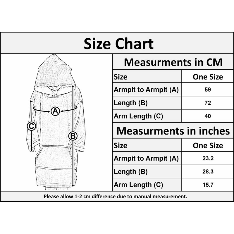 A2Z 4 Kids Girls Boys Oversized Hoodie Snuggle Blanket Super