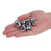 [Partools] Lock Nuts Silver Car Tire Wheel Nuts M12 Short