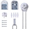 Poweka Metal Roller Blind Spares 25mm, Roller Blind Fittings Replacement