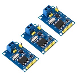 AYWHP 3pcs MCP2515 CAN Bus Module with TJA1050 - SPI Interface Module Compatible with Arduino, Raspberry Pi & IoT 5V DC, 1MB/s, 120 Ohm Impedance Adjustment for Industry 4.0, Smart Home, Robotics
